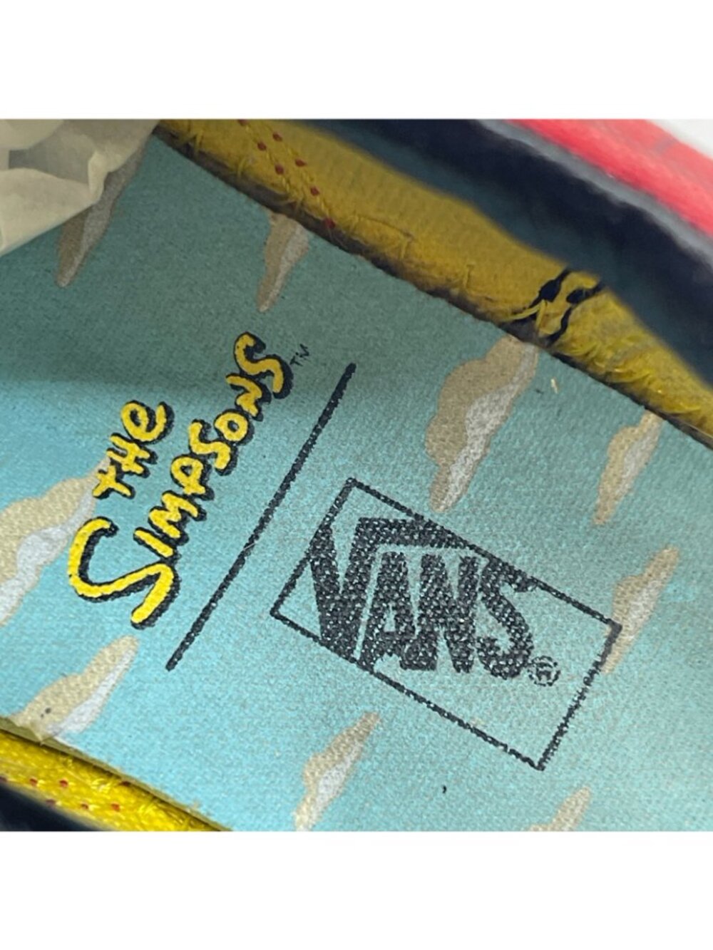 Vans The Simpsons El Barto Kids Size 12.5 Old Skool Bart Low Top Skate - Picture 10 of 11